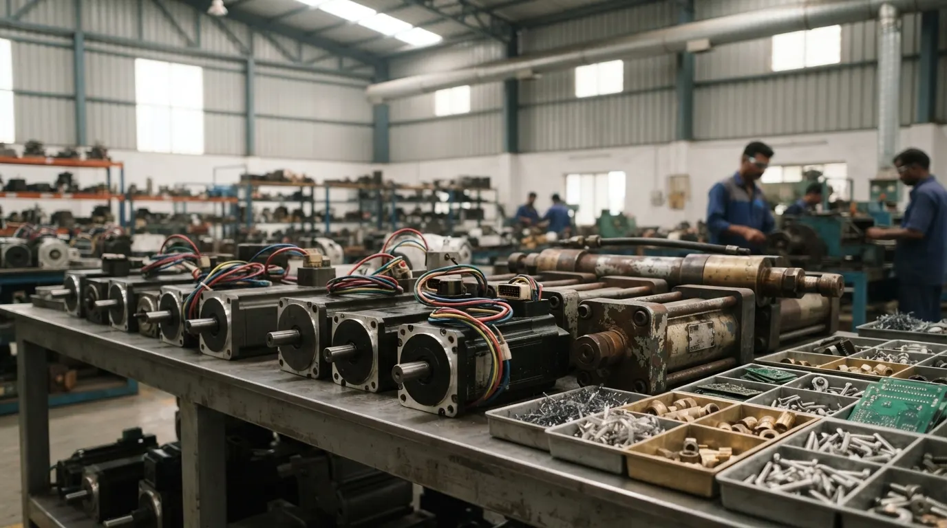 Industrial Servo Motors and Actuators processing
